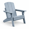 Chaise Adirondack en polyéthylène bleu 90 x 75 x 91 cm