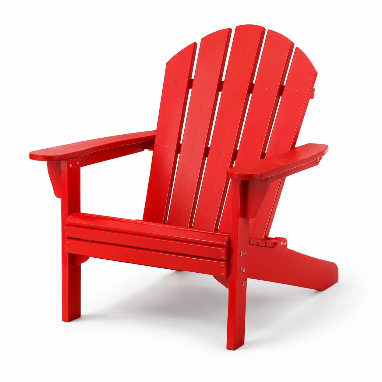 Chaise Adirondack en bois rouge
