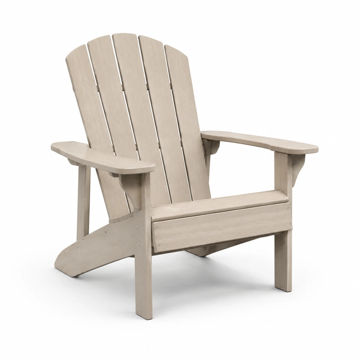 Fauteuil Adirondack en Bois Massif Beige
